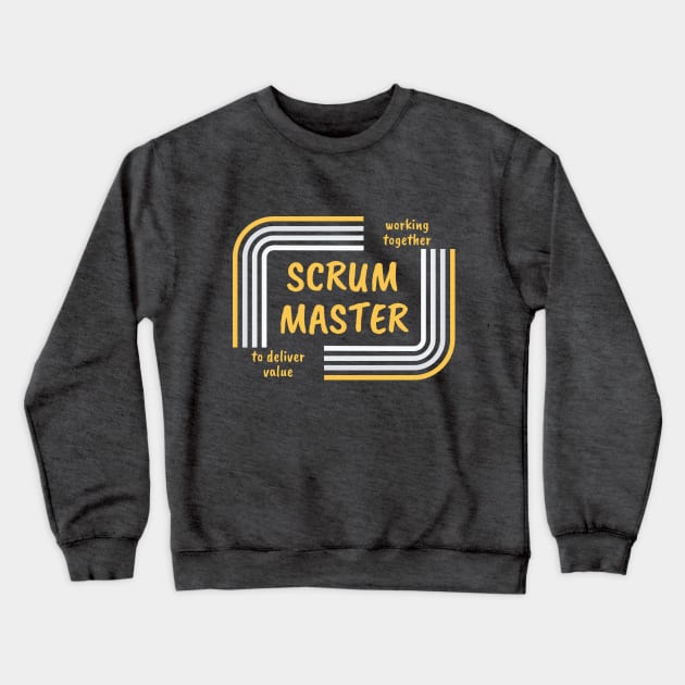 Agile Scrum Master. Crewneck Sweatshirt by Viz4Business